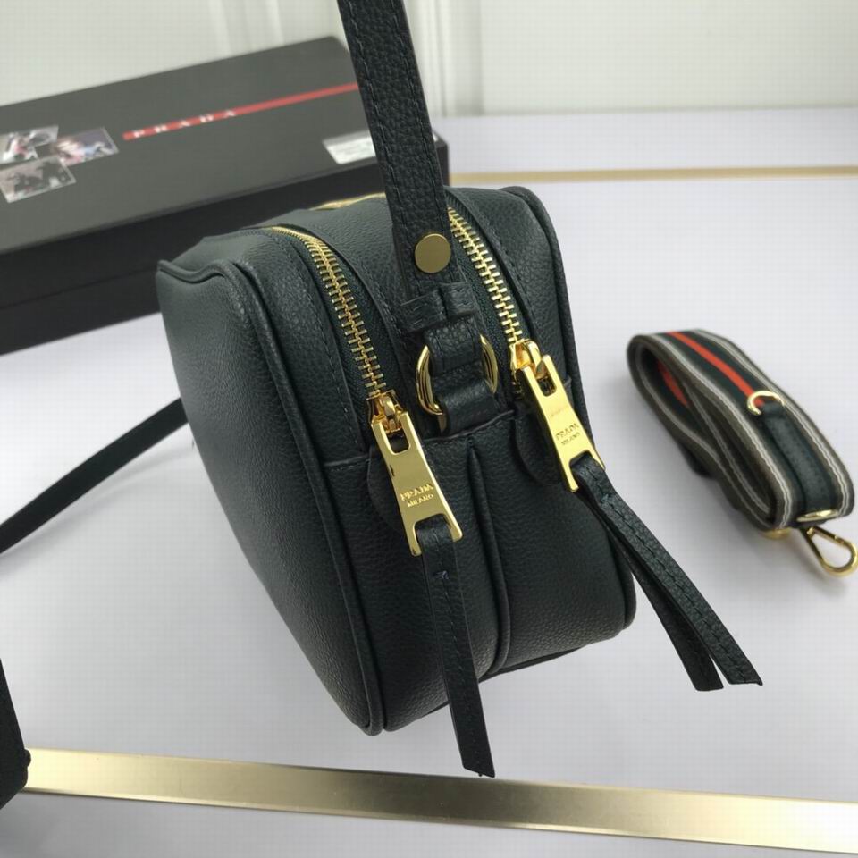 Prd Leather Bag Purse Black