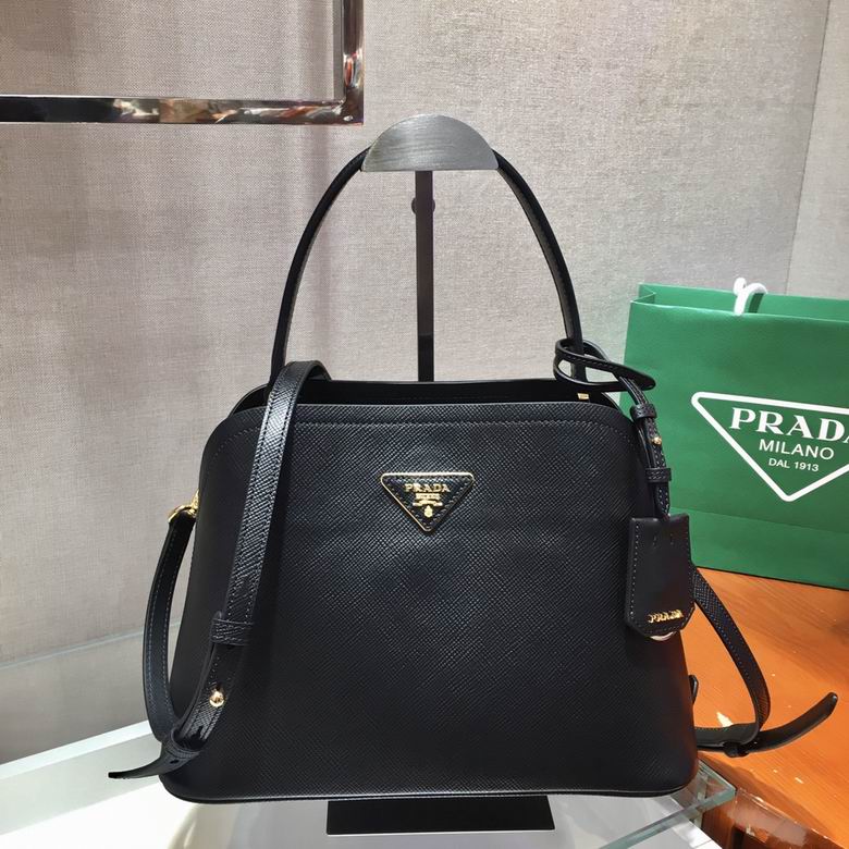 PRD Saffiano Matinee Bag  2 Color 's Black & White