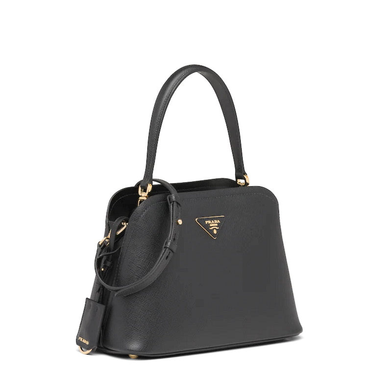 PRD Saffiano Matinee Bag  2 Color 's Black & White