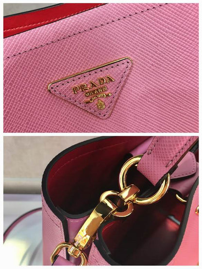PRD Saffiano Panier Bag  2 Color 's Pink&Yellow