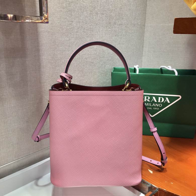 PRD Saffiano Panier Bag  2 Color 's Pink&Yellow