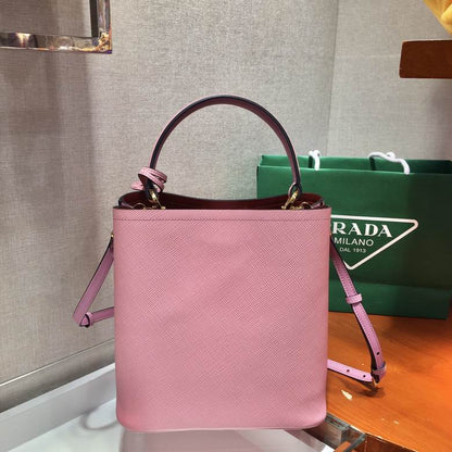 PRD Saffiano Panier Bag  2 Color 's Pink&Yellow