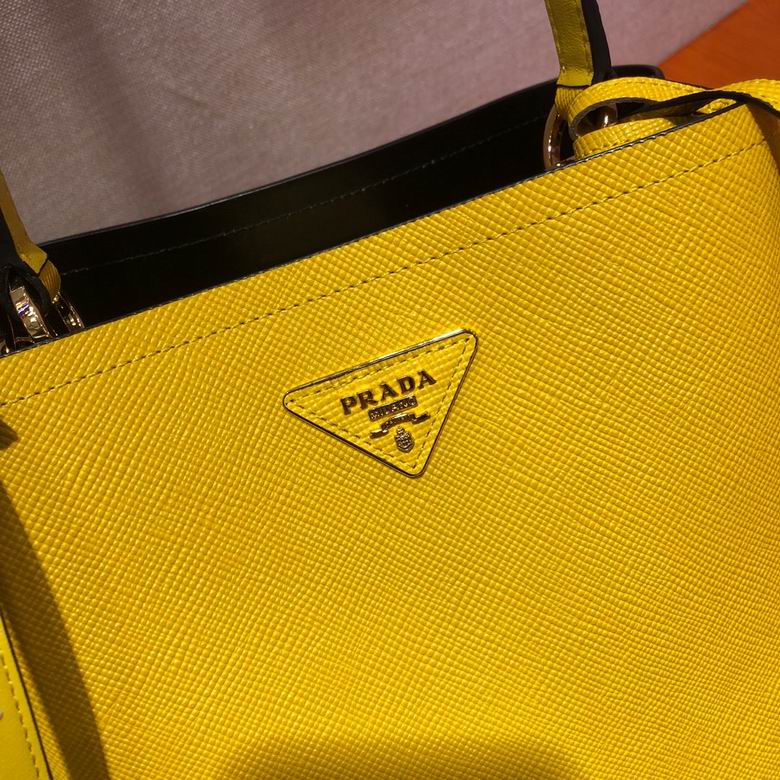 PRD Saffiano Panier Bag  2 Color 's Pink&Yellow