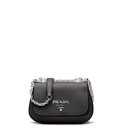 PRD Saffiano  Bag  Silver & Gold