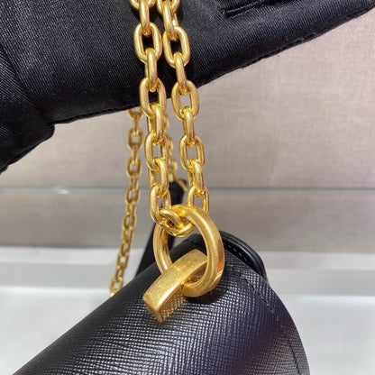 PRD Saffiano  Bag  Silver & Gold