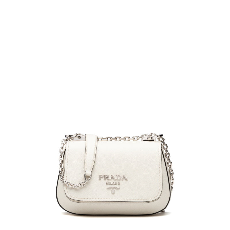 PRD Saffiano  Bag  Silver & Gold