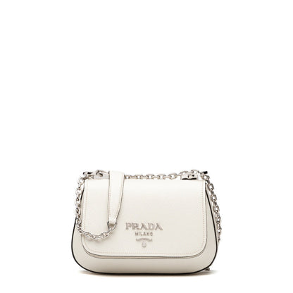 PRD Saffiano  Bag  Silver & Gold