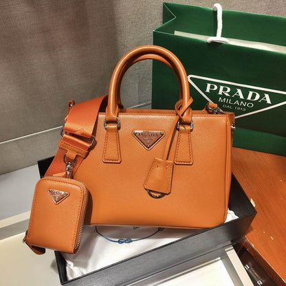 PRD Saffiano Galleria Bag  2 Color 's Yellow & Orange