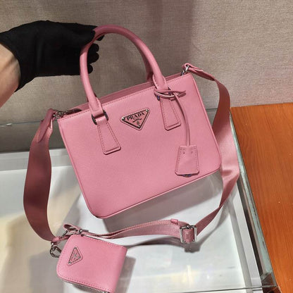 PRD Saffiano Galleria Bag  2 Color 's Pink & Black
