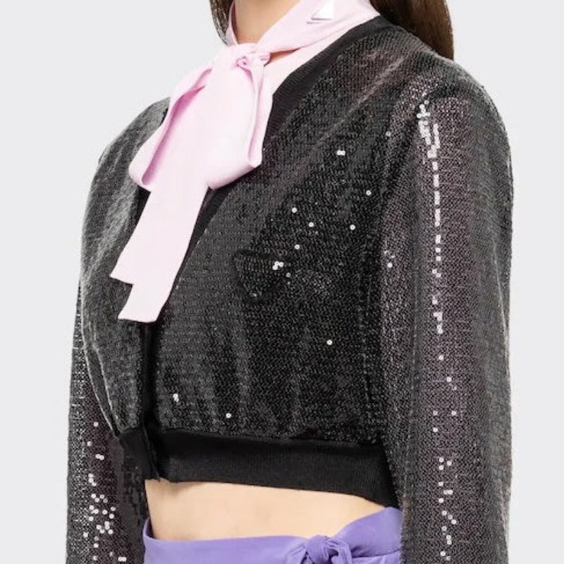 PRD Sweater Top Sequin 2 Color 's Knitted