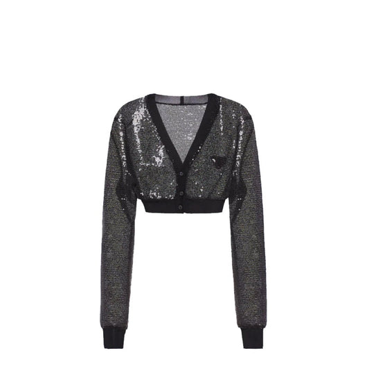 PRD Sweater Top Sequin 2 Color 's Knitted