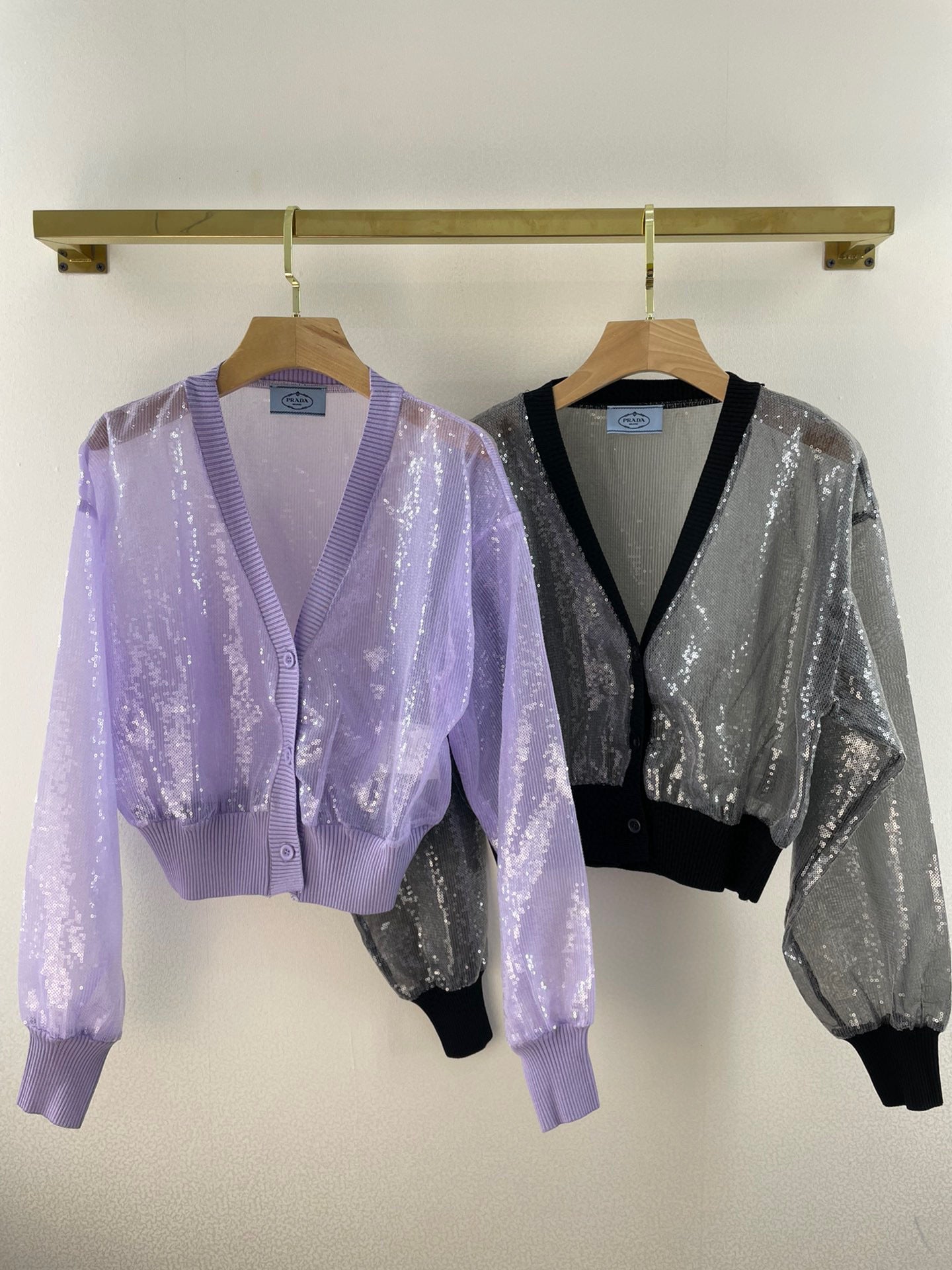 PRD Sweater Top Sequin 2 Color 's Knitted