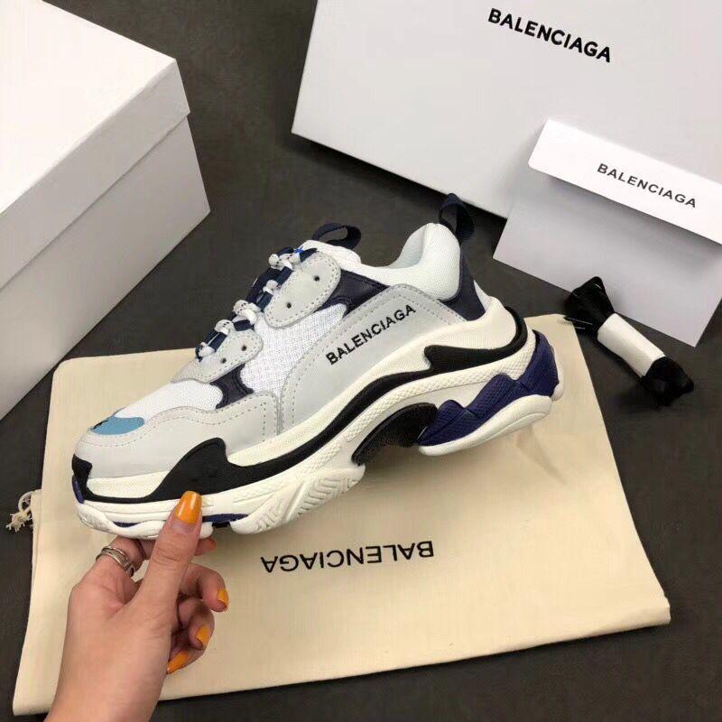 SNBAL  Triple S Blue White Sneakers