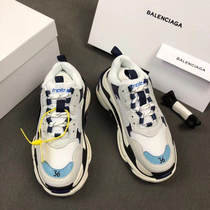 SNBAL  Triple S Blue White Sneakers
