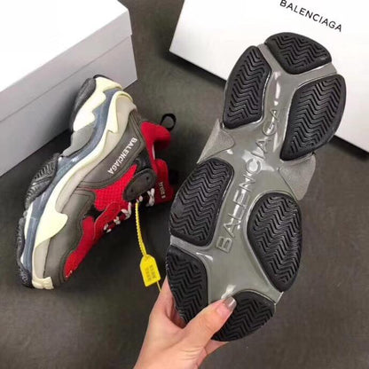 SNBAL Triple S  Red Sneakers