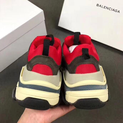 SNBAL Triple S  Red Sneakers