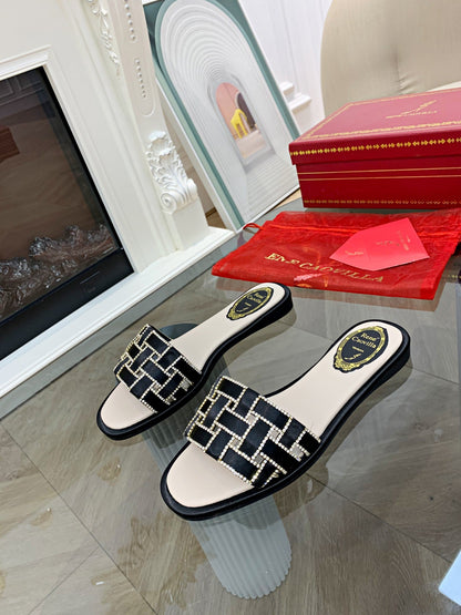CAO VILLA Slippers  Flat 2 Color 's