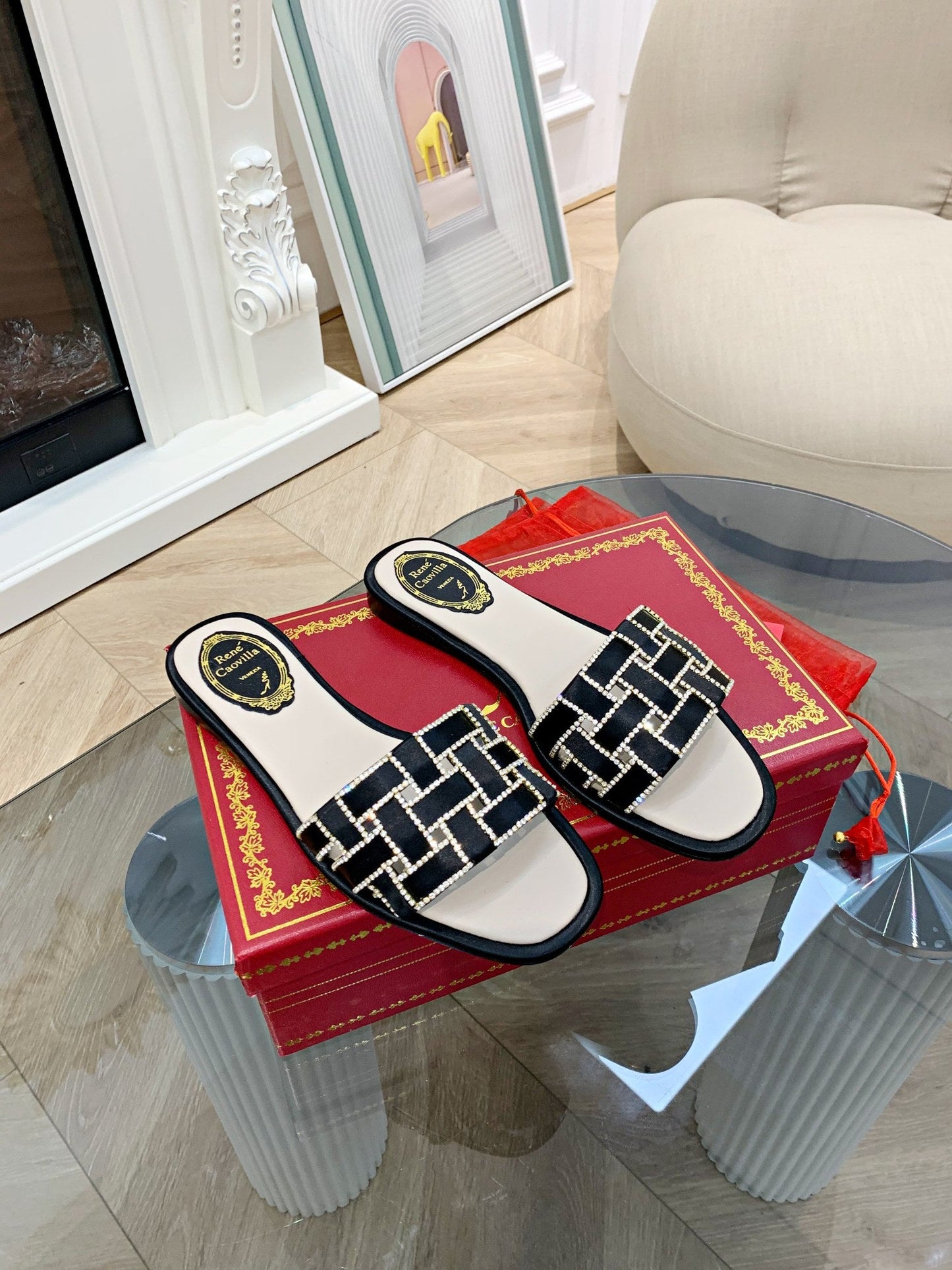 CAO VILLA Slippers  Flat 2 Color 's