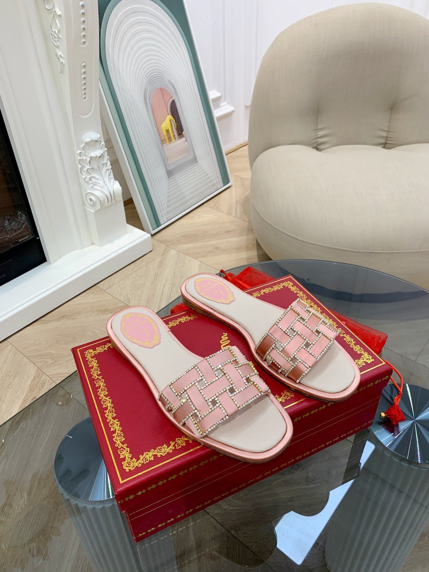 CAO VILLA Slippers  Flat 2 Color 's