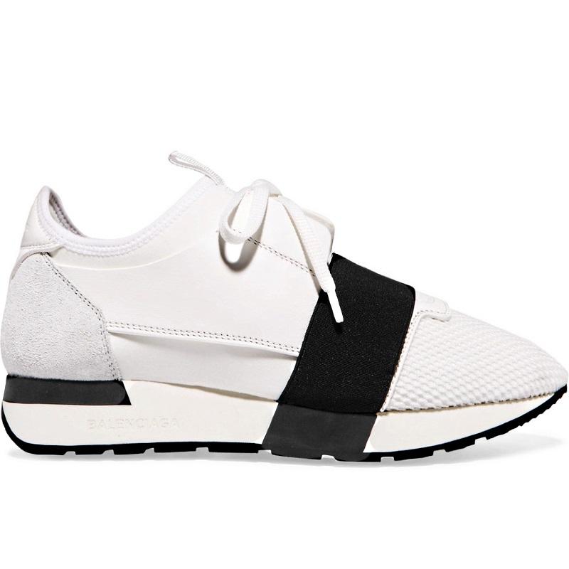 SNBAL  Race Runner Sneakers Black White Black