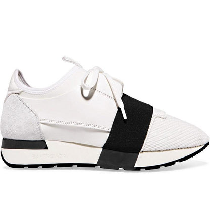 SNBAL  Race Runner Sneakers Black White Black