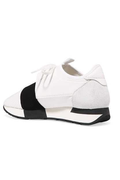 SNBAL  Race Runner Sneakers Black White Black