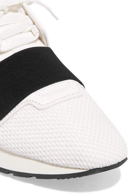 SNBAL  Race Runner Sneakers Black White Black