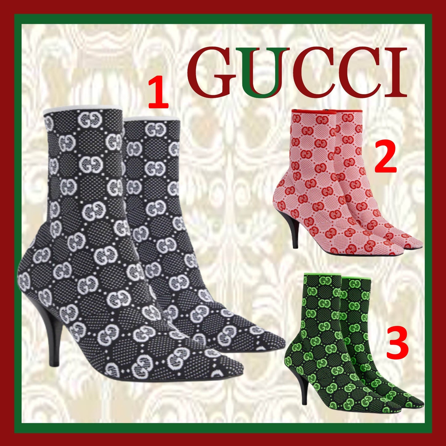 GU Boots sock 3 Color's