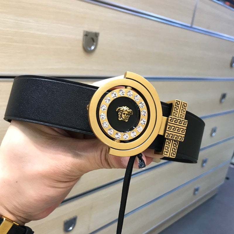 VRC Leather Belt Gold