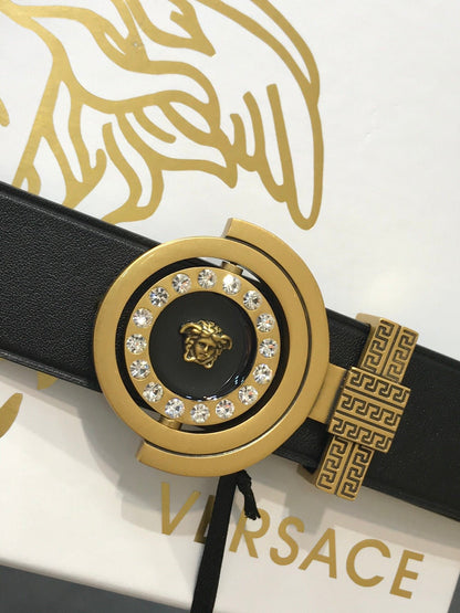 VRC Leather Belt Gold