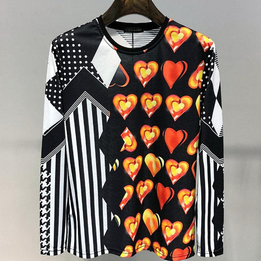versace top long sleeve