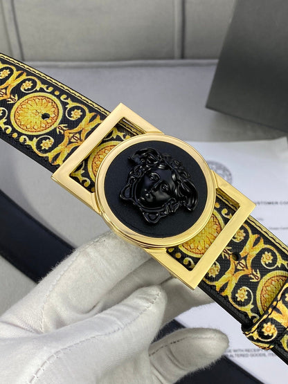 VRC Leather Belt Gold