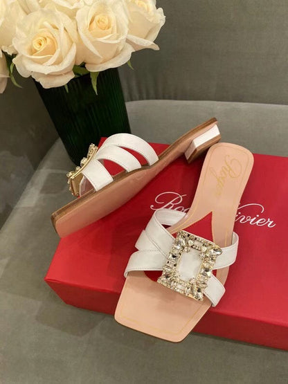 ROGER VI Slippers  Flat 2 Color 's