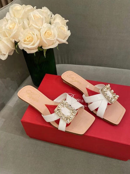 ROGER VI Slippers  Flat 2 Color 's