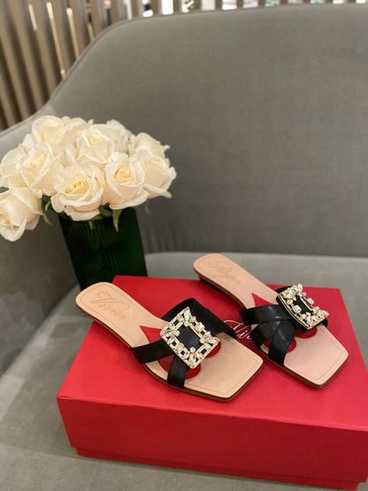 ROGER VI Slippers  Flat 2 Color 's