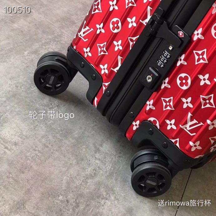 LU Rimo Rolling Luggage Bag Red