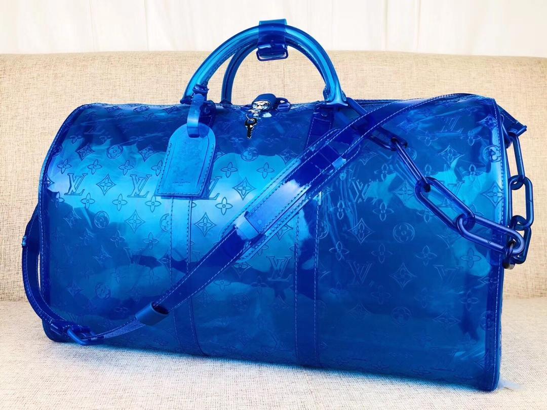 LU Mono Bag Holdalls Blue