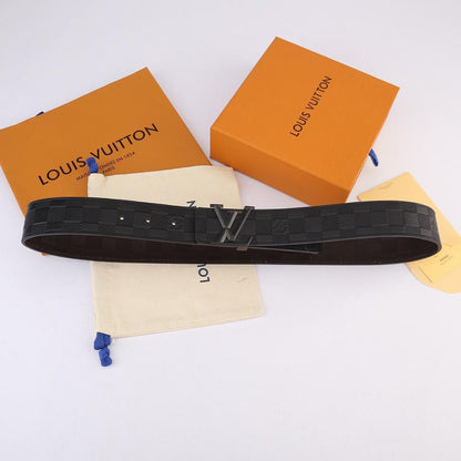 LU Leather Belt Black Grey
