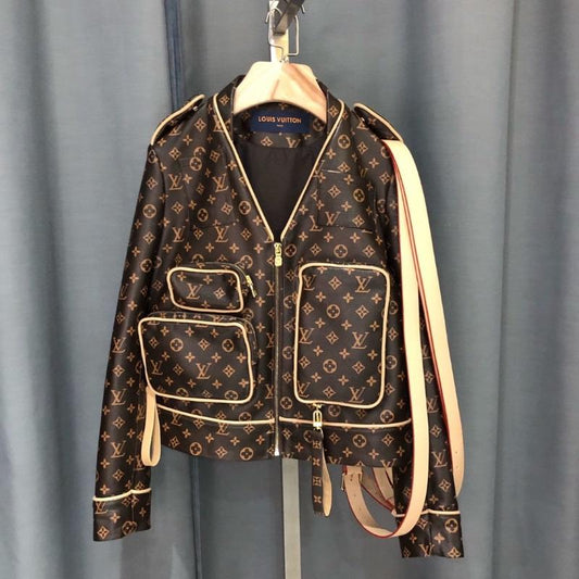 vuitton leather