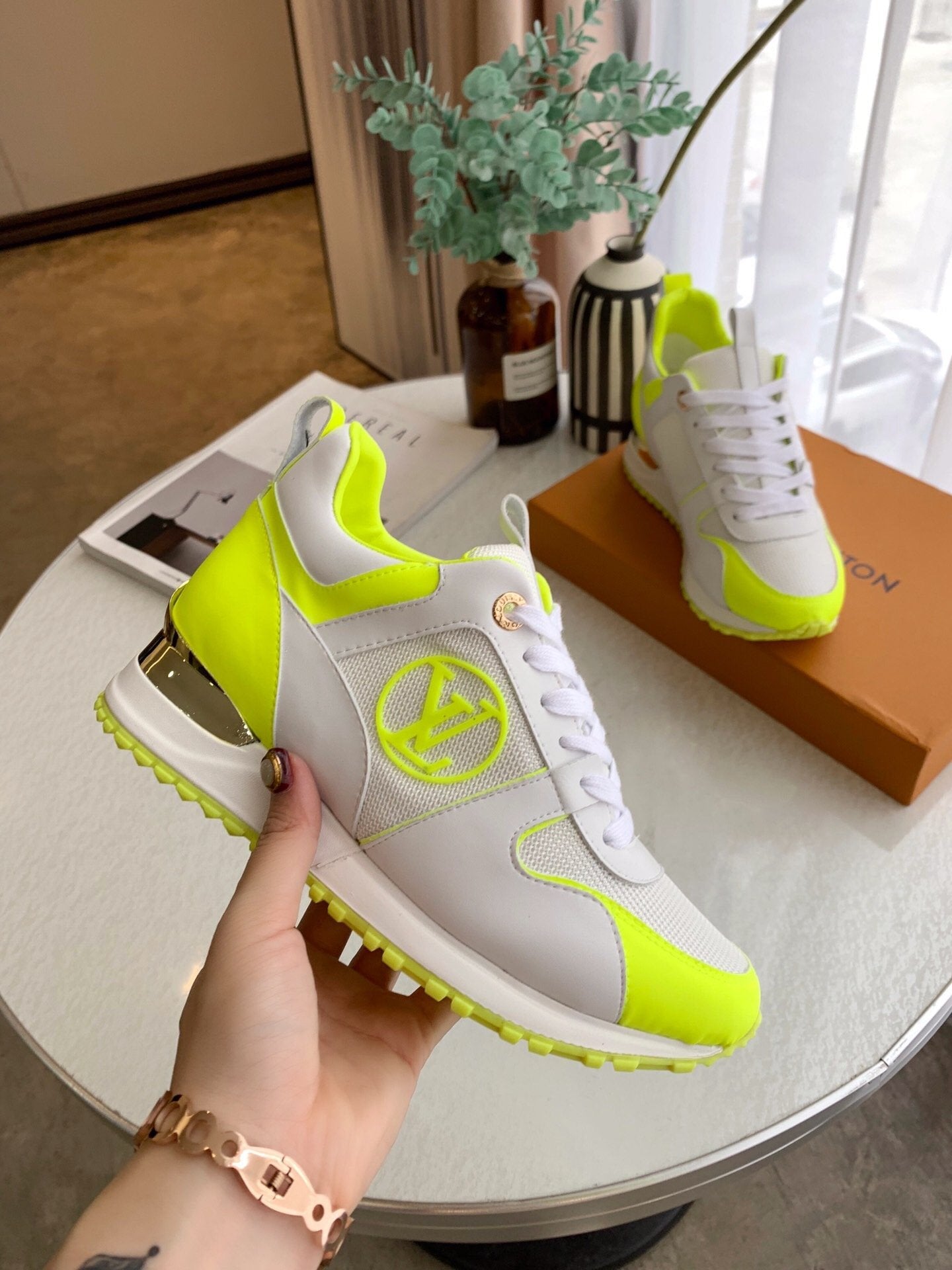 LU Digital Leather Sneakers 3 Colors
