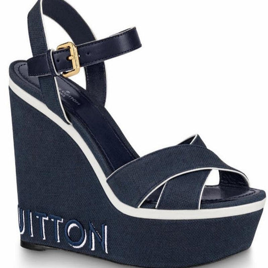 lv vuitton wedge