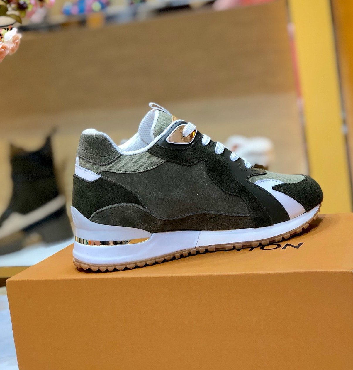 LU Sneakers Logo Green