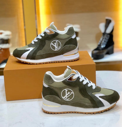 LU Sneakers Logo Green