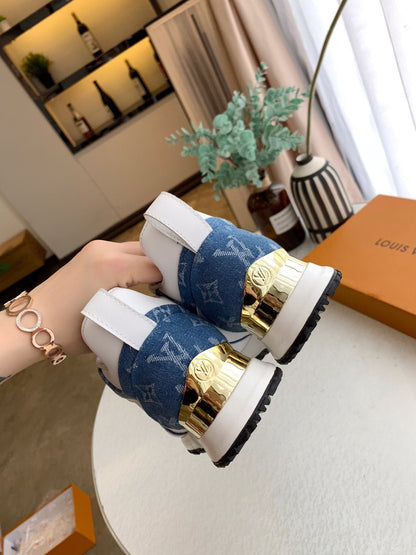 LU Digital Leather Sneakers 3 Colors