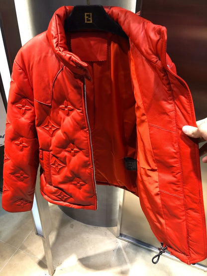 LU Leather Jacket Red