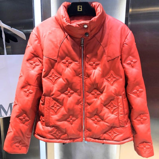 LU Leather Jacket Red