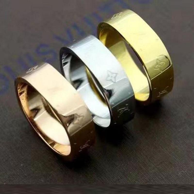 LU Fashion Rings 3 Colors S