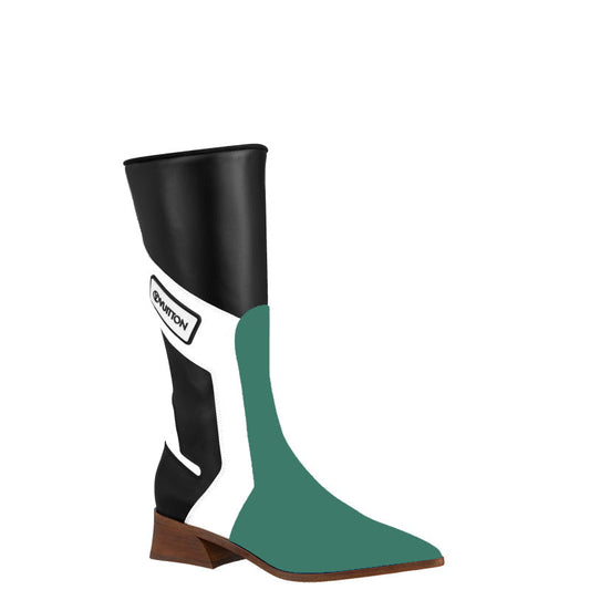 LU  Boots Flags Green