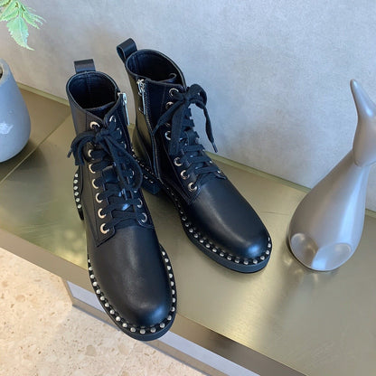 Wang Boots Black Low