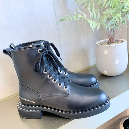 Wang Boots Black Low